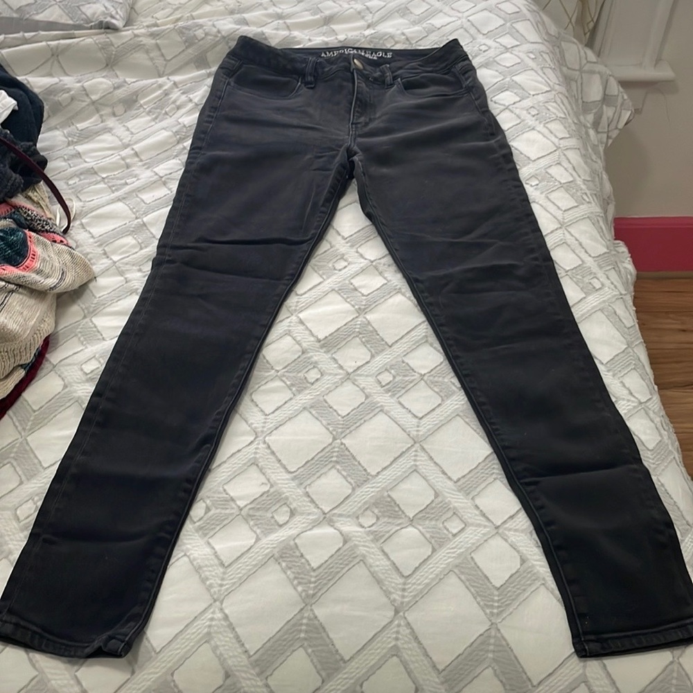 American Eagle black Jeggings